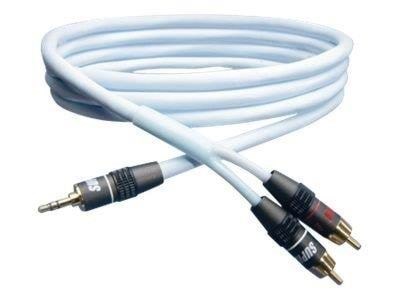 Supra Biline MP-RCA Audiocable 3.5 mm jack - RCA Ice Blue 2 m Audiokabel Blå 1001900750