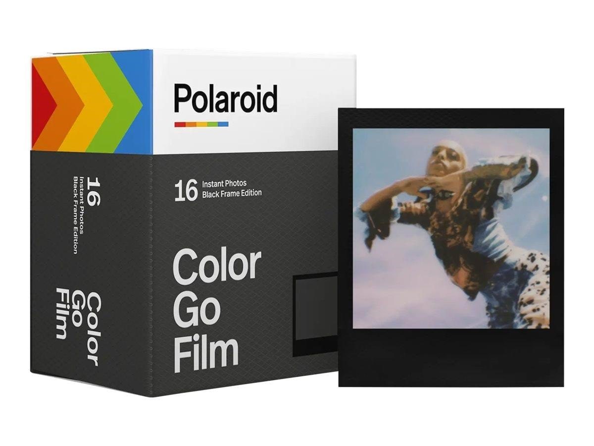 Polaroid Color Film Go Type (8 exposures) - Black Frame - 2-pack Fotofilm 006211