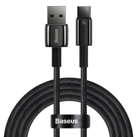 Baseus Tungsten Gold Cable USB to USB-C 100W 1m (black) Usb Kabel Sort CAWJ000001