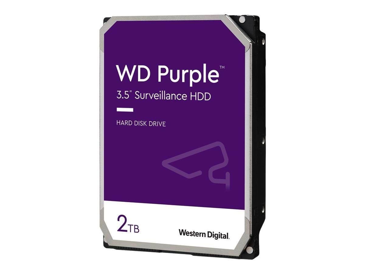 WD Purple - 2TB - Harddisk - WD23PURZ - SATA-600 - 3.5" Harddisk