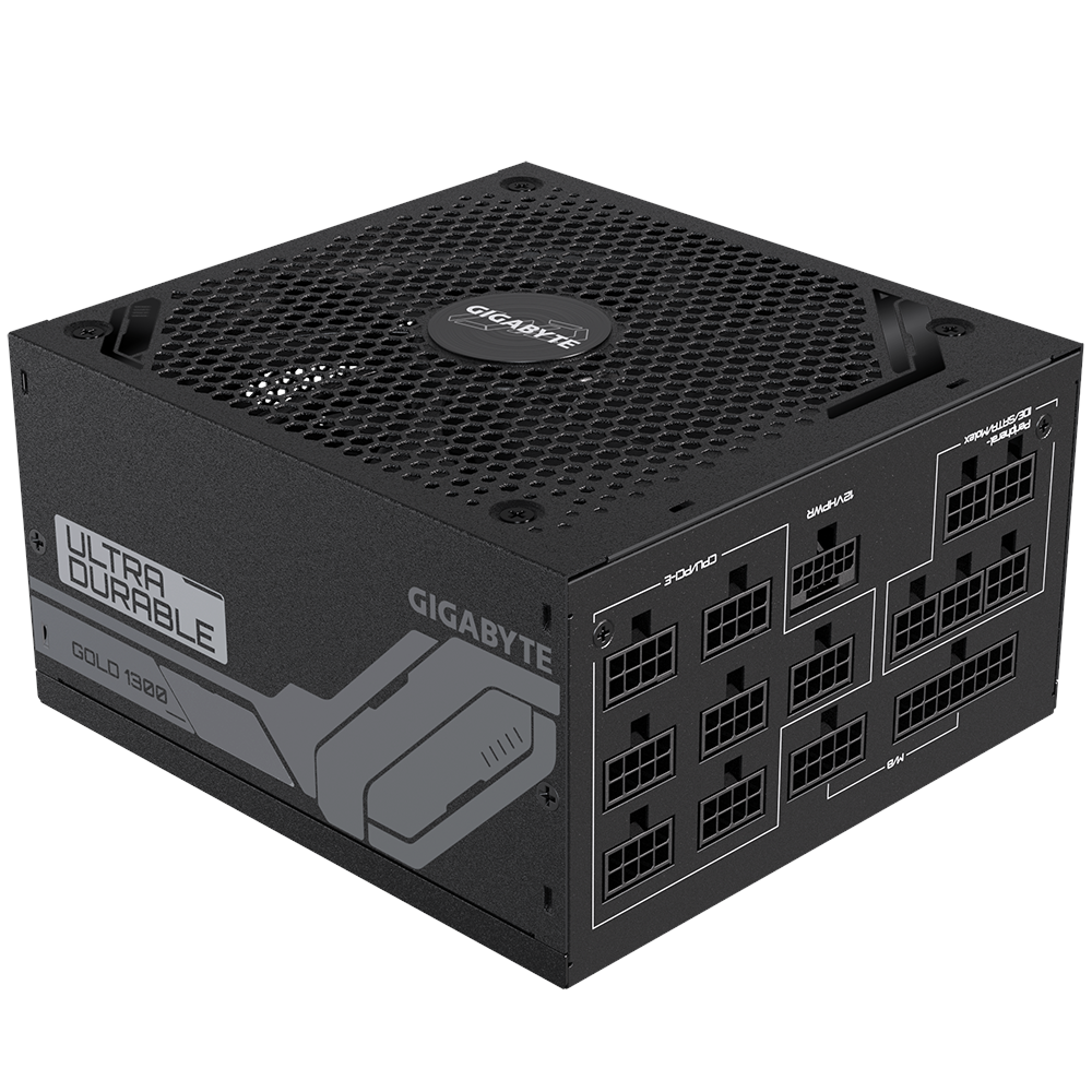 GIGABYTE UD1300GM PG5 Strømforsyning - 1300 Watt - 140 mm - ATX - 80 Plus Gold certified