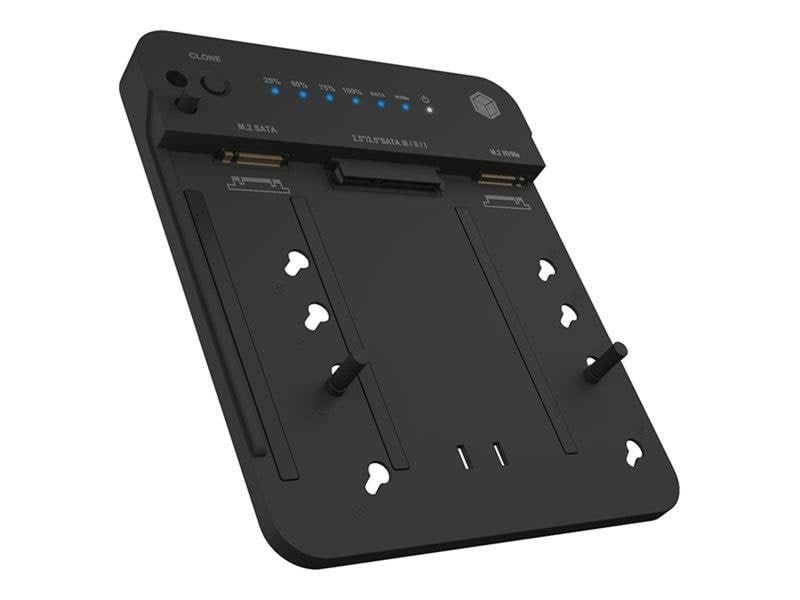ICY BOX - HDD / SSD docking station - clone function - M.2 NVMe Card / SATA 6Gb/s - USB 3.2 (Gen 2) Harddisk Tilbehør IB-2915MSCL-C31