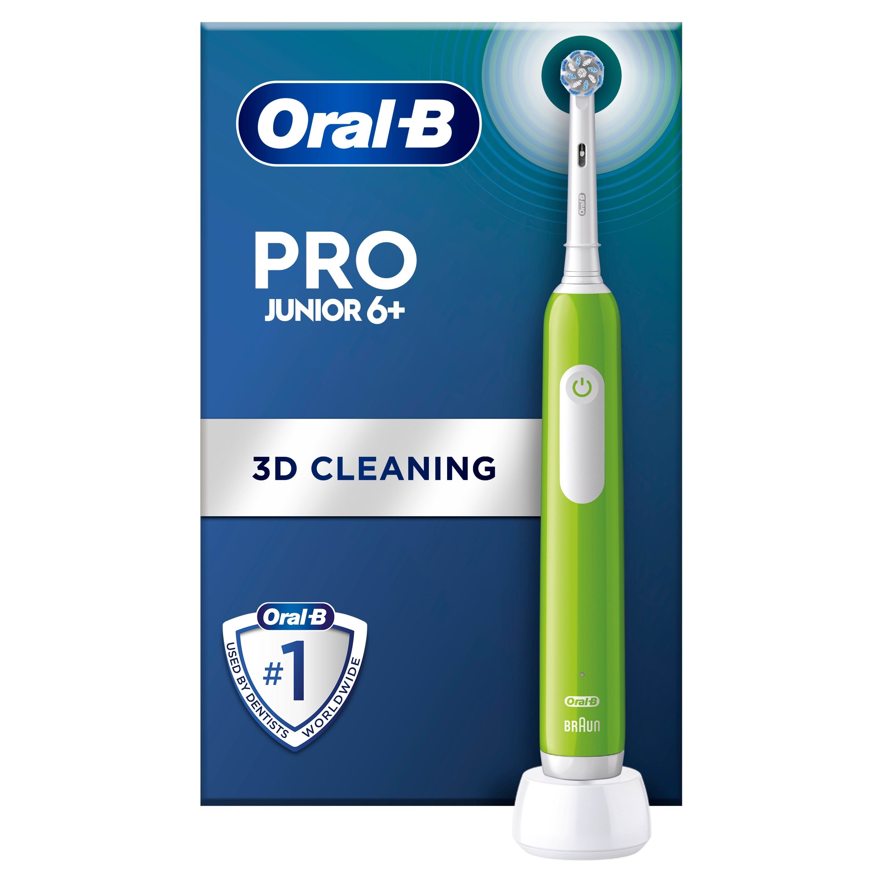 Oral-B Eltandbørste Pro1 Junior 6+ Green El Tandbørste 8006540743027