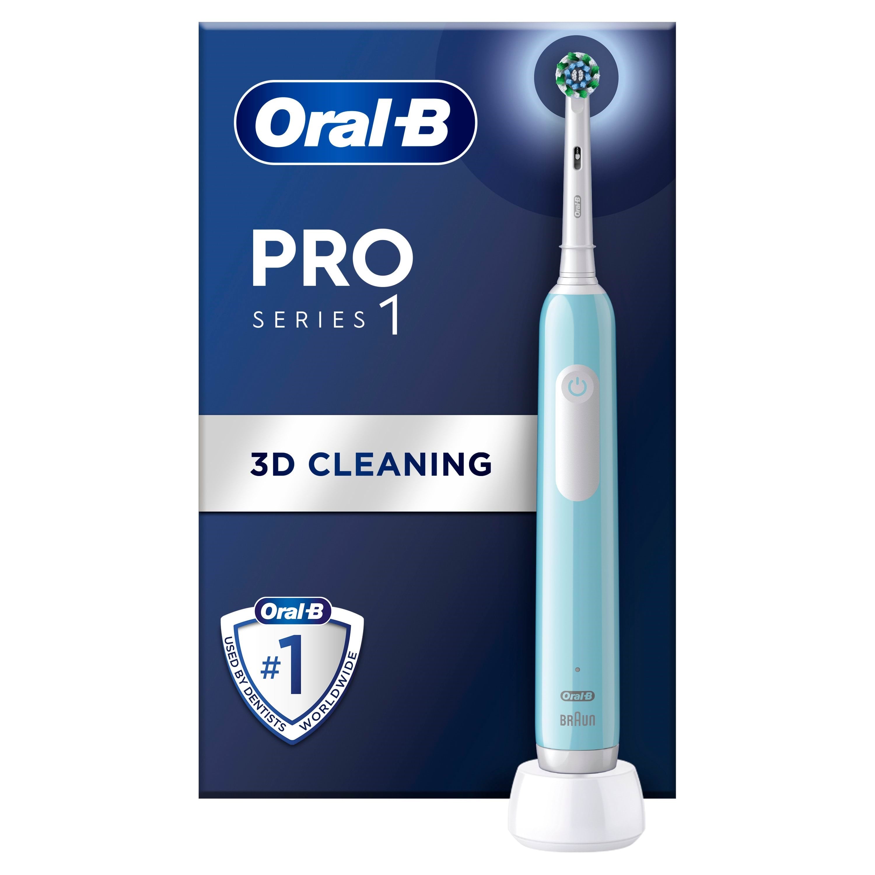 Oral-B Eltandbørste Pro1 Turkis + Ekstra Børstehoved El Tandbørste 8006540771914