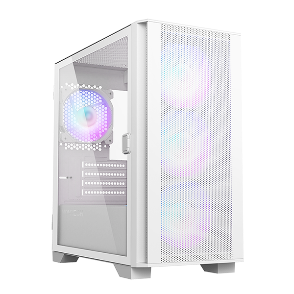 Montech Air 100 ARGB - White - Kabinet - Minitower - Hvid Kabinet AIR 100 ARGB WH