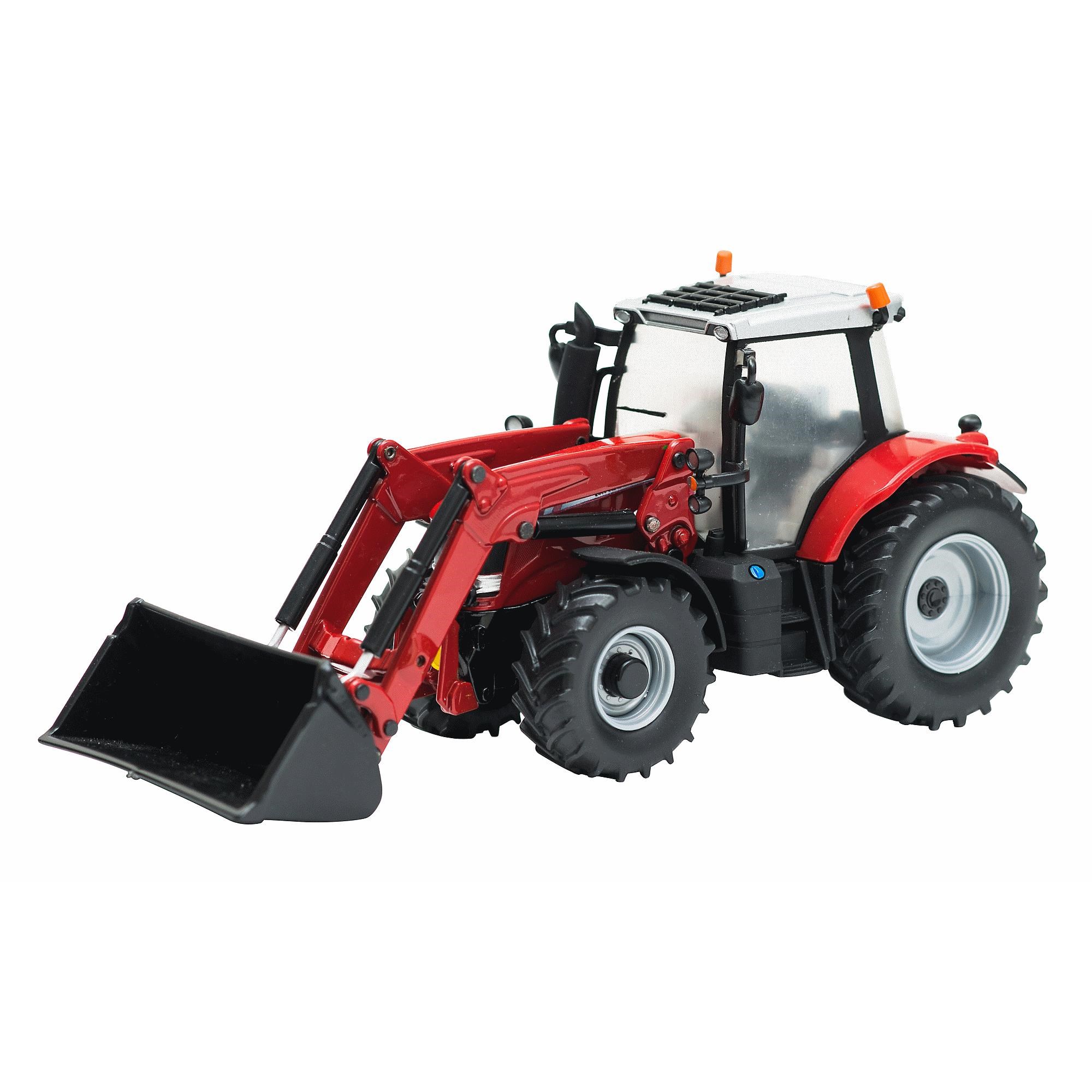 Tomy Britain's - Massey Ferguson 6616 Tractor With Loader Legetøjsbil 0036881430827