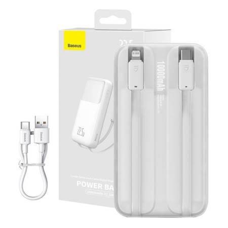 Baseus Powerbank Comet 10000mAh 22.5W (white) - 10000 mAh Powerbank Hvid PPMD020002
