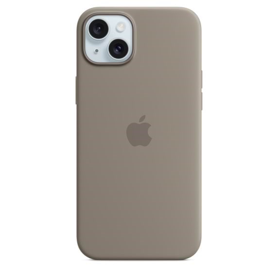 Apple iPhone 15 Plus Silicone Case with MagSafe - Clay Mobilcover MT133ZM/A