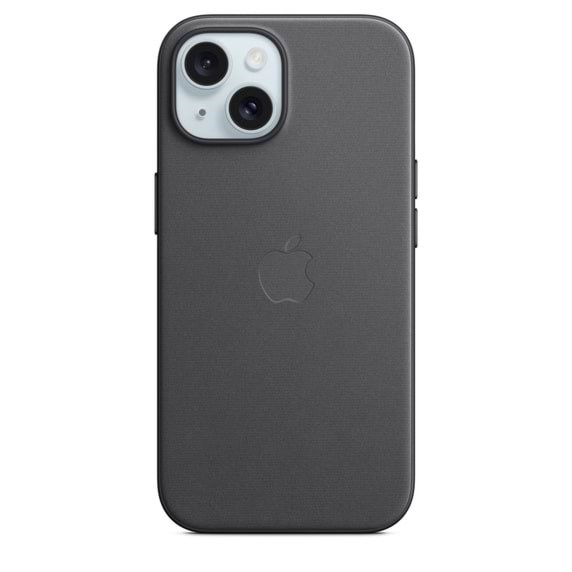 Apple iPhone 15 FineWoven Case with MagSafe - Black Mobilcover MT393ZM/A