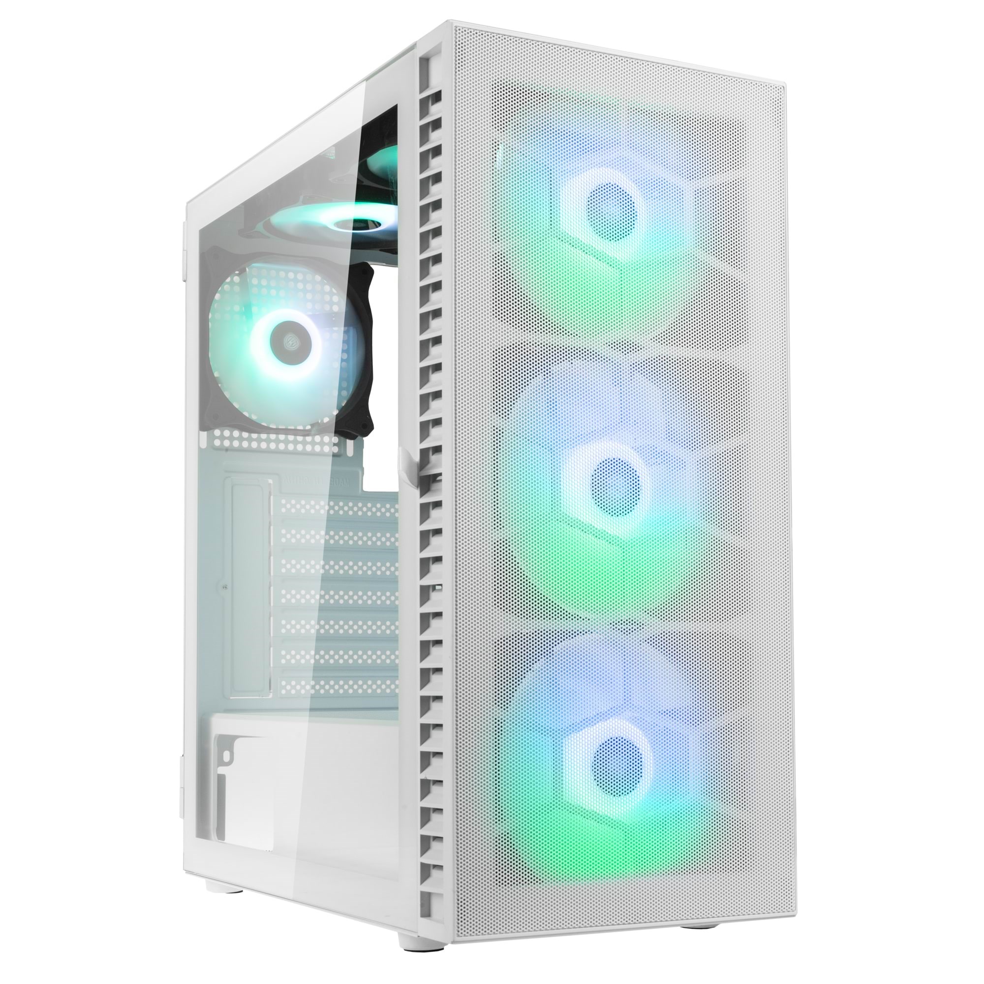 Kolink Observatory HF MESH ARGB Midi Tower Case - white - Kabinet - Desktop - Hvid Kabinet PGW-CH-KOL-112