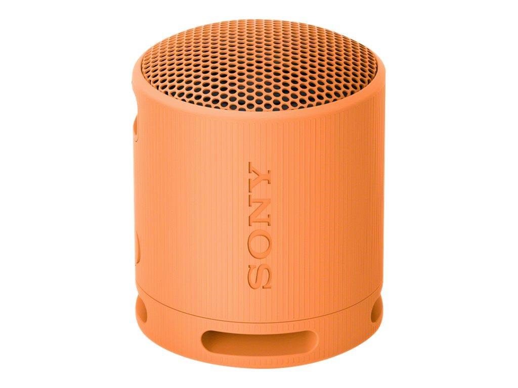 Sony SRS-XB100 - portable speaker - Orange Baerbare Fest Hoejtalere SRSXB100D.CE7