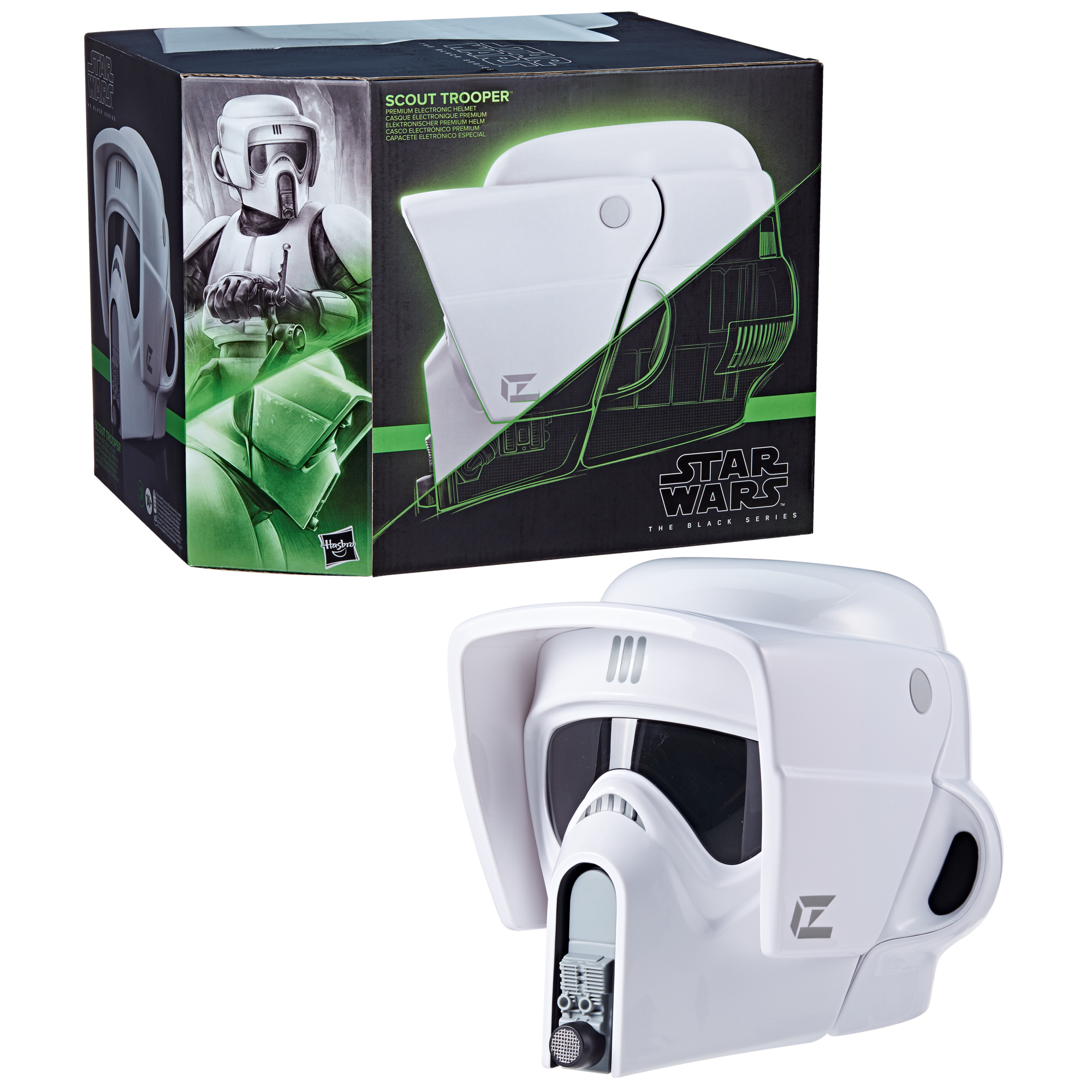 Star Wars The Black Series Scout Trooper Premium Electronic Roleplay Helmet