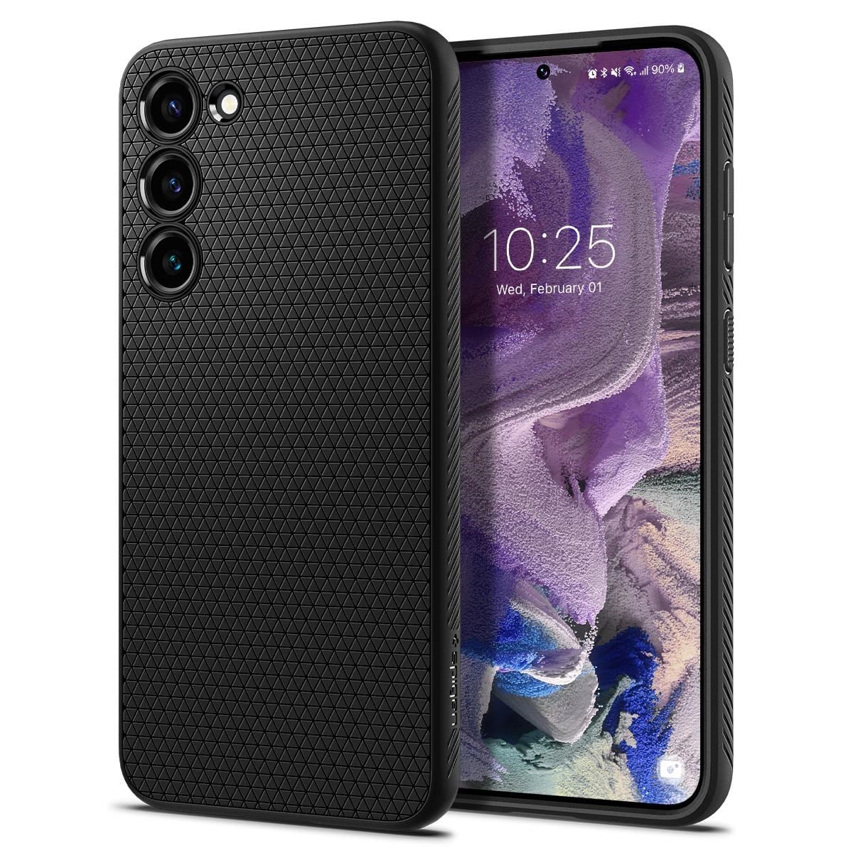 Spigen Liquid Air - black - Samsung Galaxy S23 Mobilcover ACS05712