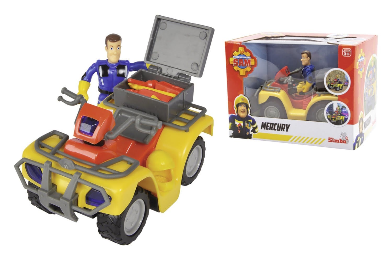 Simba Sam Mercury-Quad incl. Figurine Legetøjsbil 109257657
