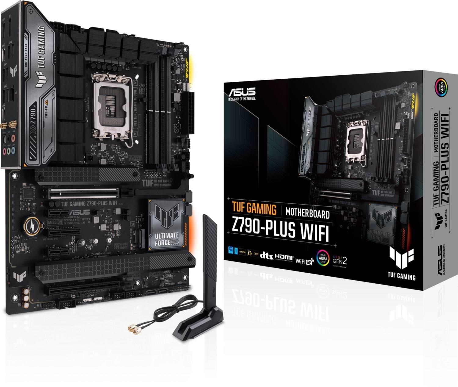 ASUS TUF GAMING Z790-PLUS WIFI (V2) Bundkort - Intel Z790 - Intel LGA1700 - DDR5 RAM - ATX Bundkort 90MB1D80-M1EAY0