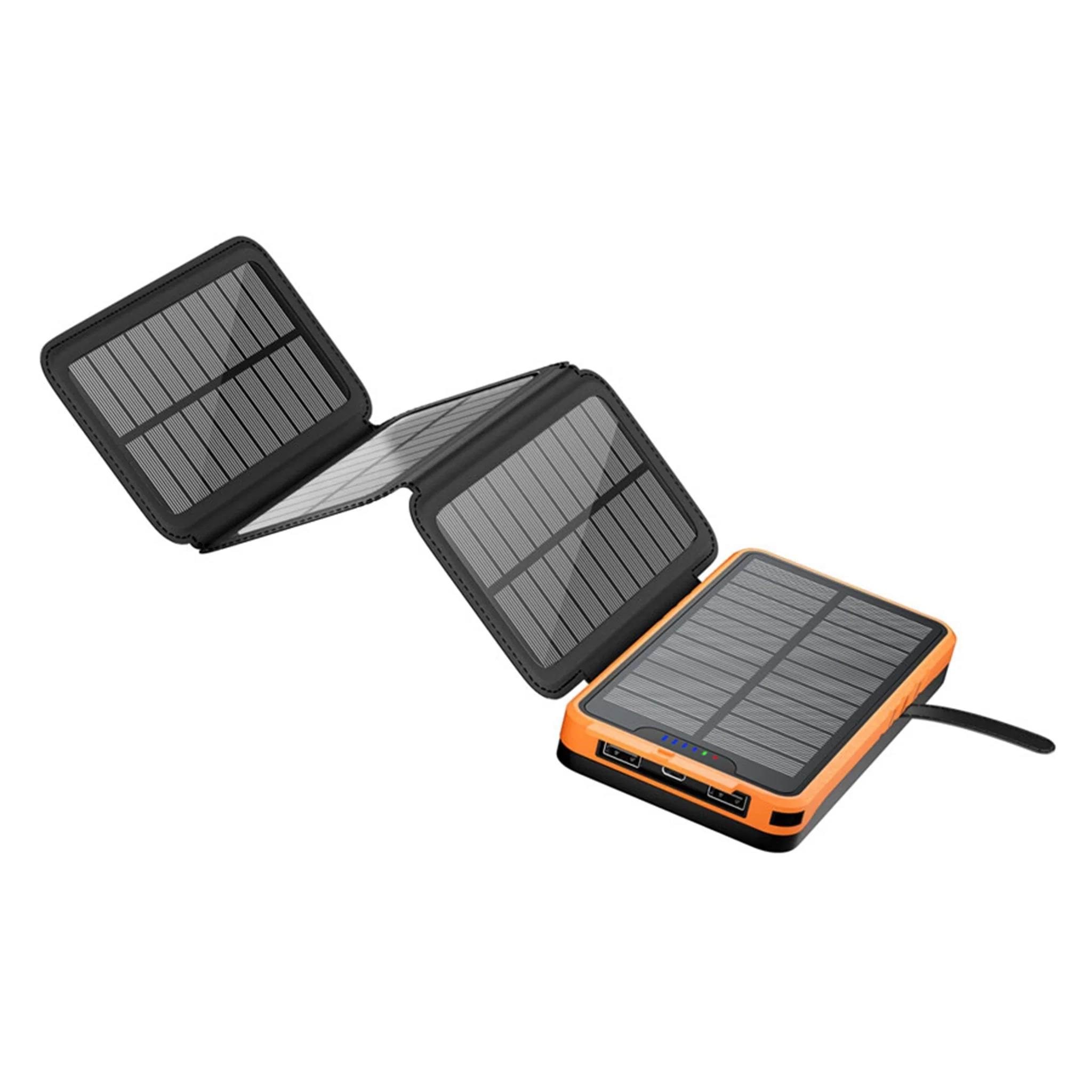 Lippa 10.000 mAh 7W Foldable Solar Powerbank - 10000 mAh Powerbank LPPB10000SPF