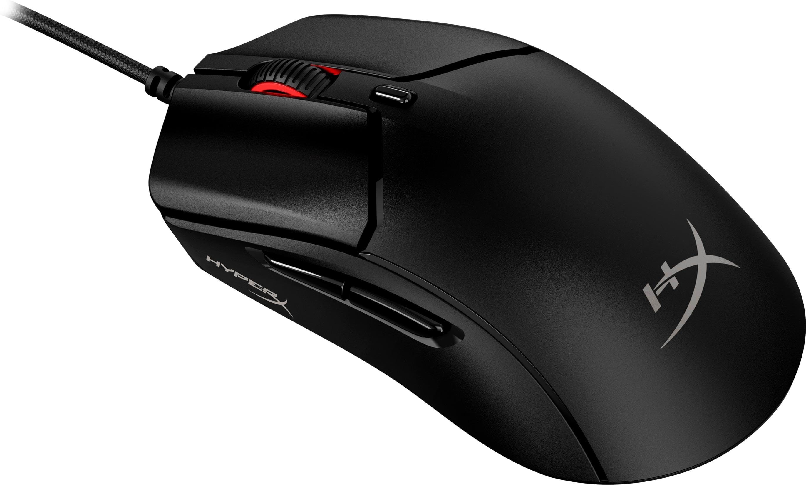 HyperX Pulsefire Haste 2 - Black - Gaming Mus - Optisk - 6 knapper - Sort Mus 6N0A7AA