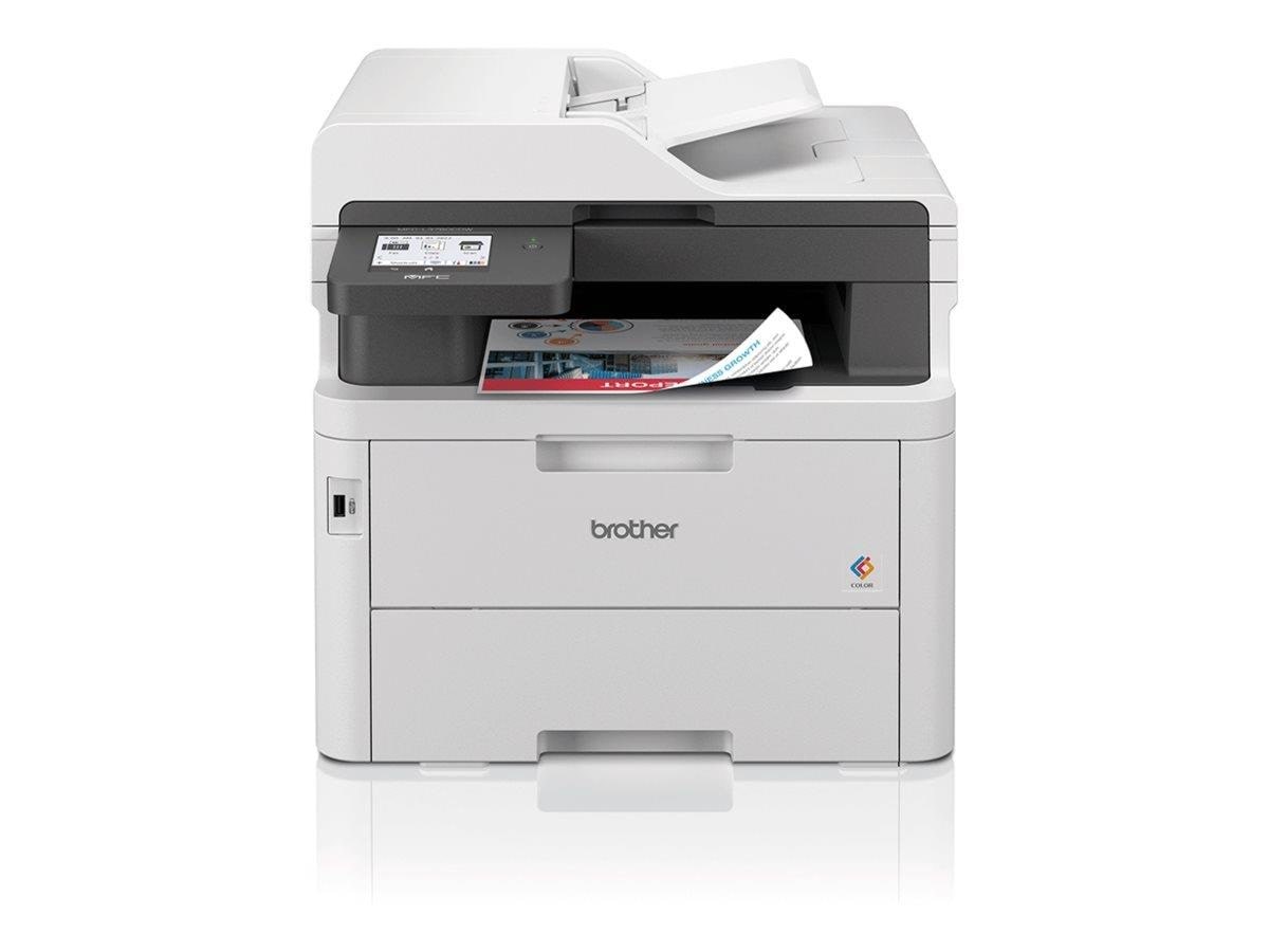 Brother MFC-L3760CDW - Color LED - 26 ppm - 600 x 2400 dpi Multifunktion - Farve - LED