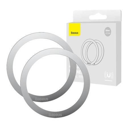 Baseus Halo Magnetic Ring for phones MagSafe (Silver) Mobil Tilbehør PCCH000012