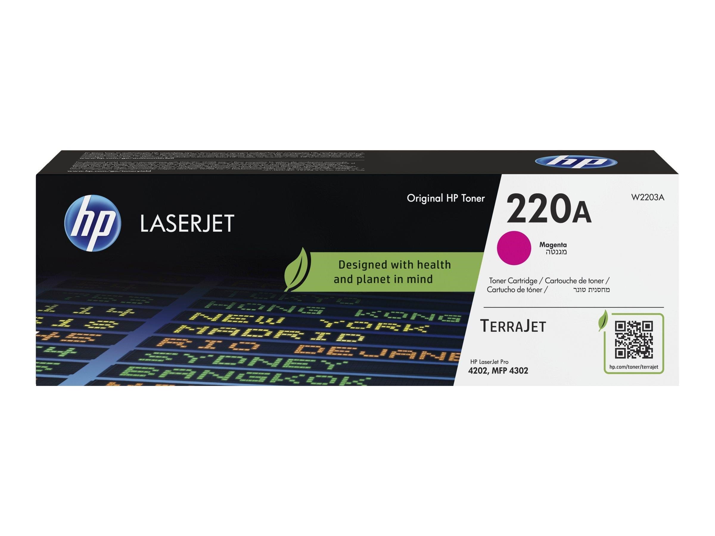 HP 220A / W2203A - Magenta Toner Printerpatron Og Toner