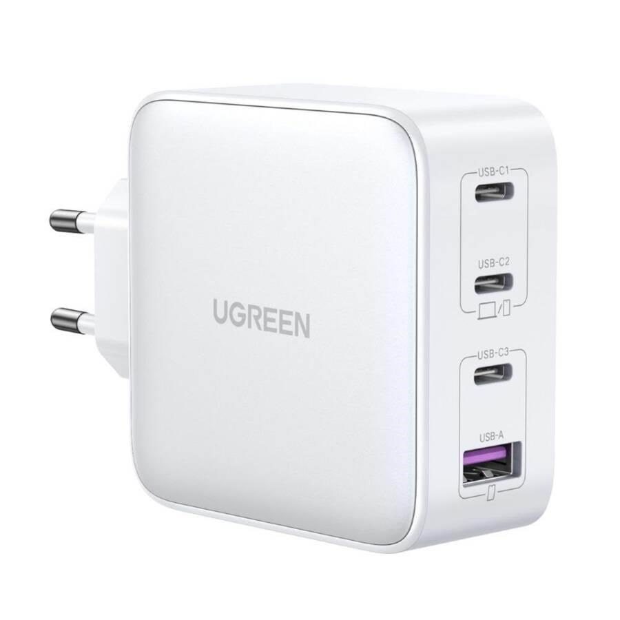 UGREEN Nexode GaN 100W Quad USB Charger - White Mobil Oplader 15337