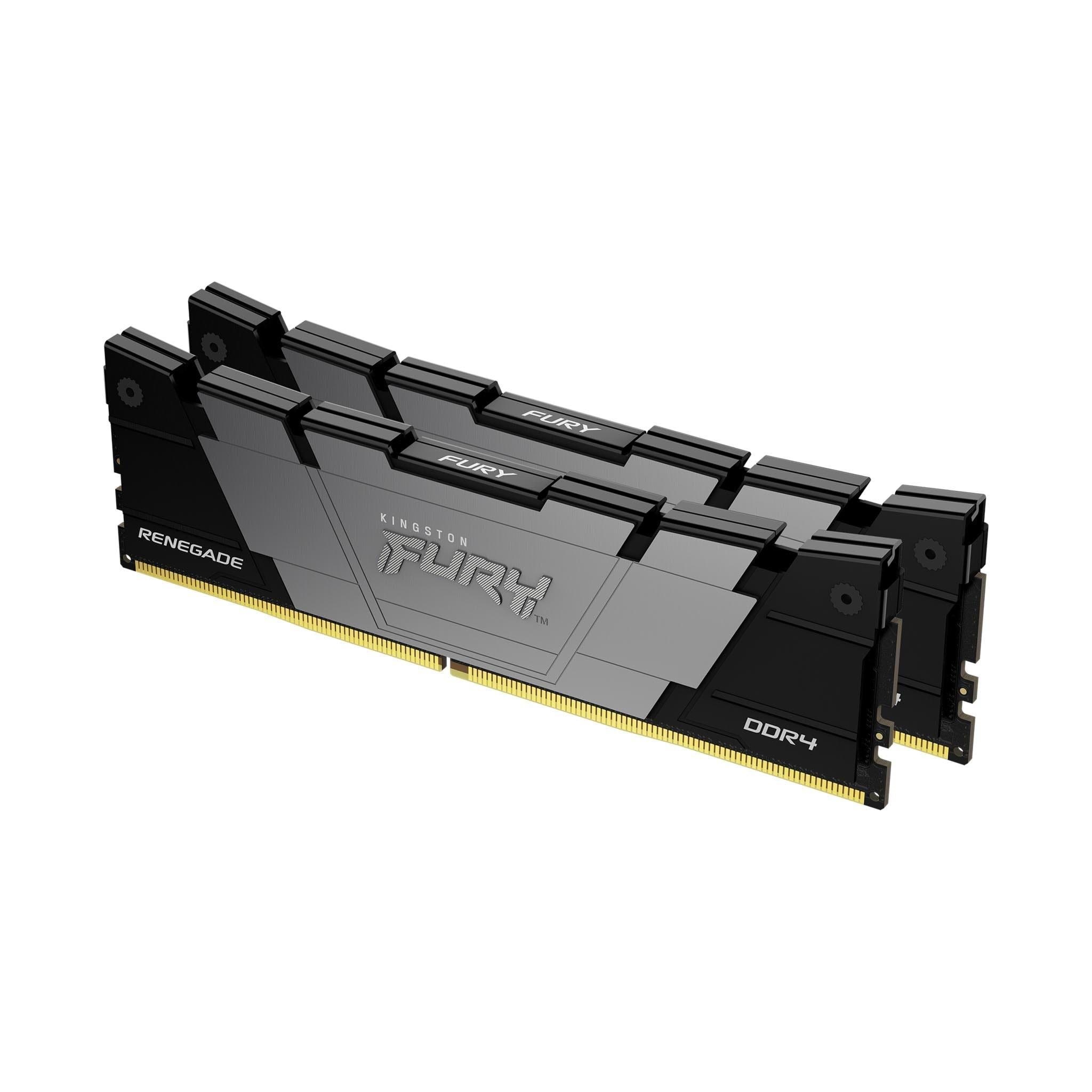 Kingston FURY Renegade DDR4-3600 - 32GB - CL16 - Dual Channel (2 pcs) - Intel XMP - Sort