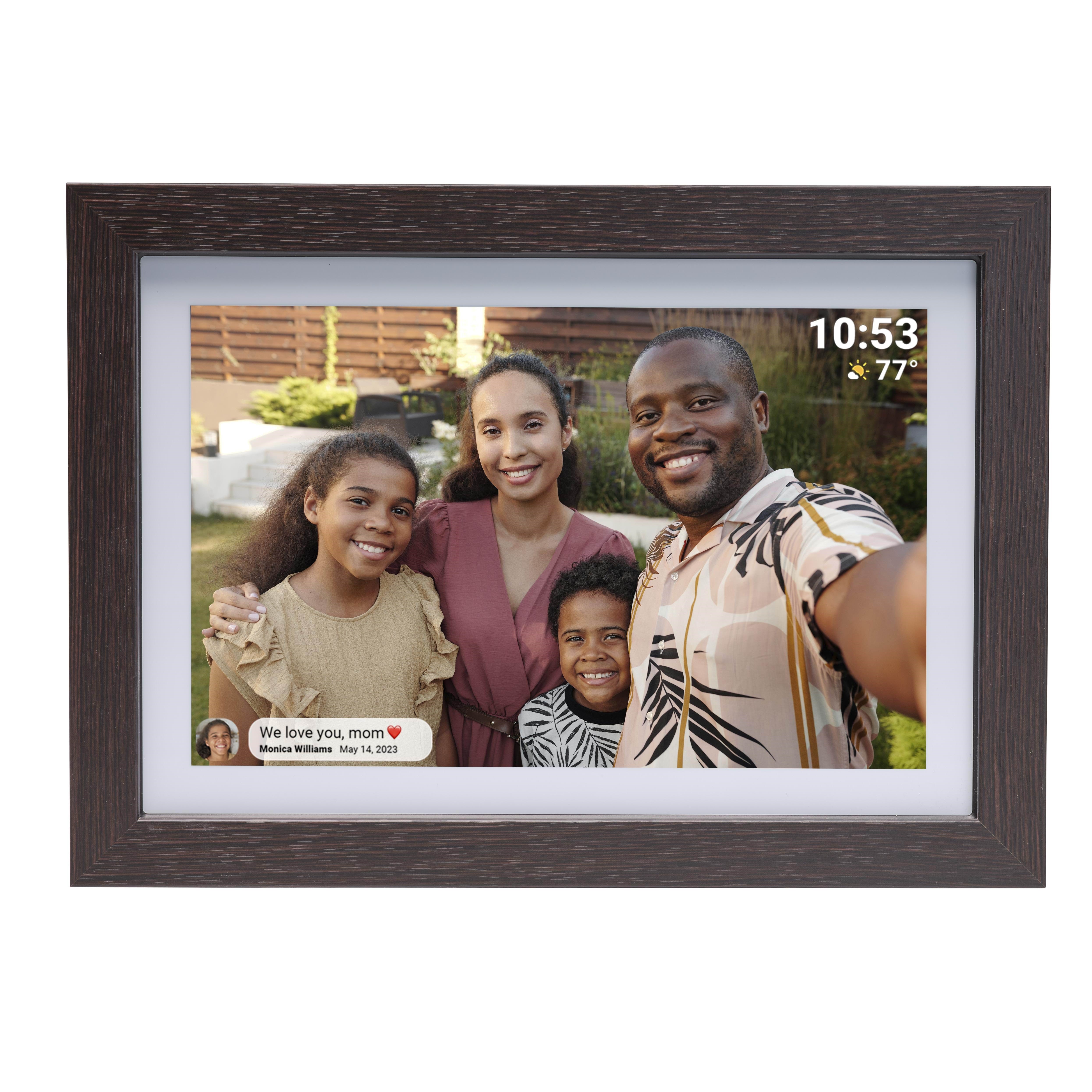 DENVER FRAMEO PFF-1042DW - Dark Wood Digital Fotoramme