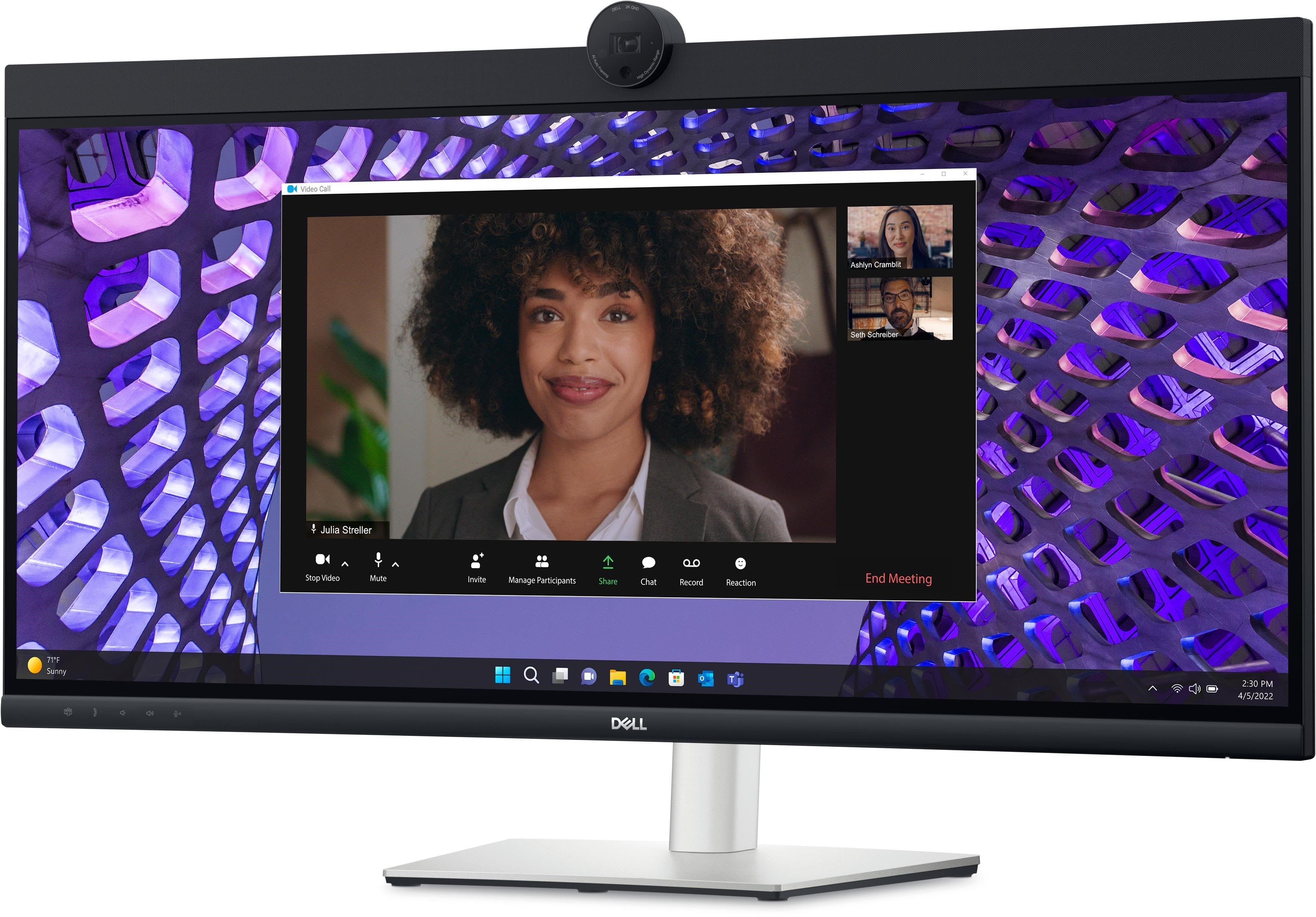 34" Dell P3424WEB - 3440x1440 (UWQHD) - 60Hz - IPS - 90W USB-C - KVM switch