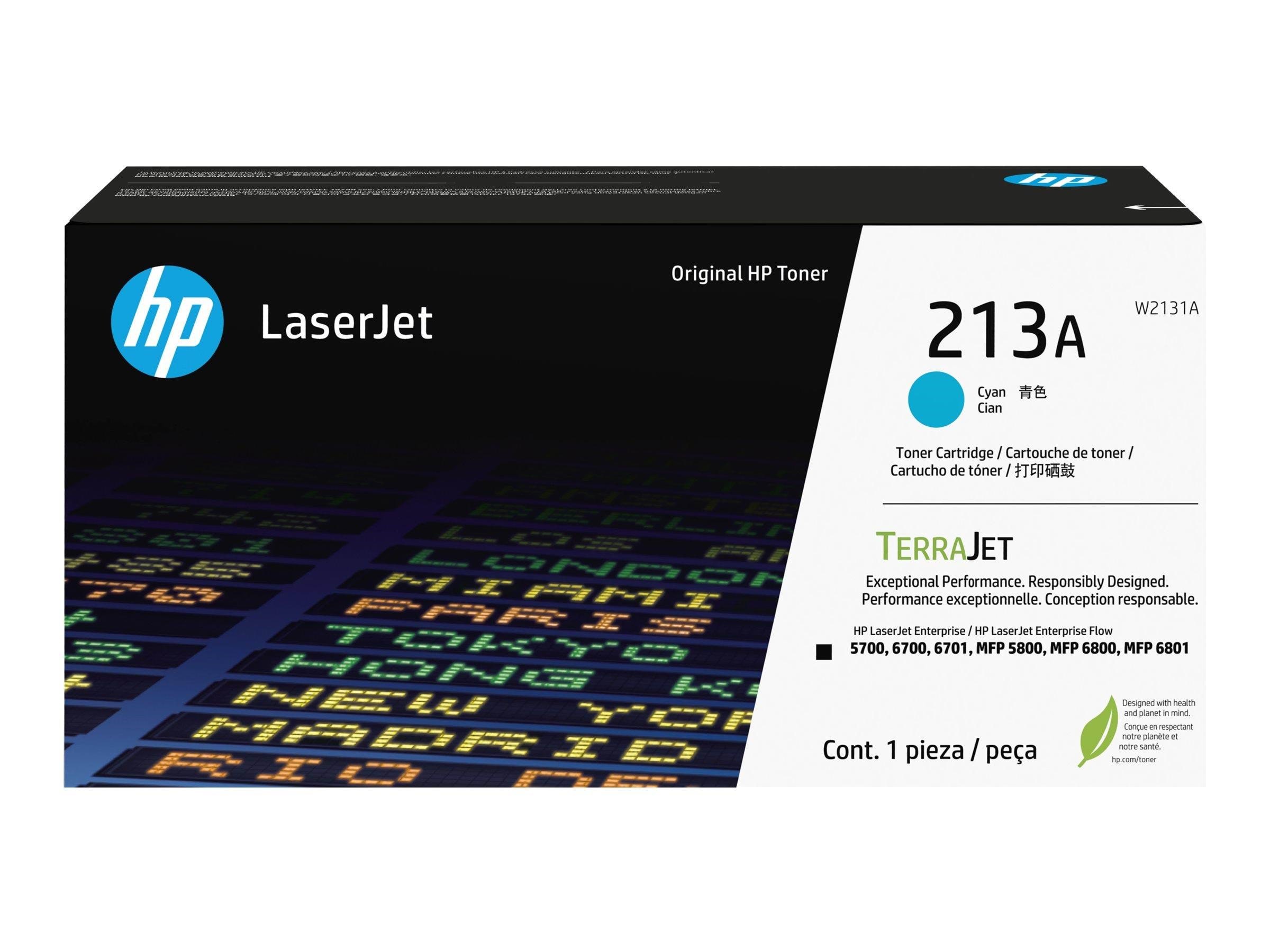 HP 213A / W2131A - Cyan Toner Printerpatron Og Toner