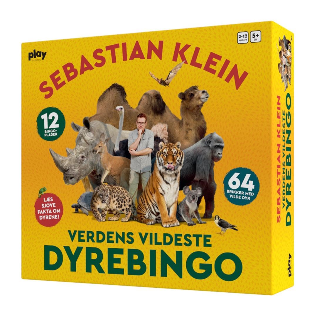 Carlsen Verdens vildeste dyrebingo Brætspil 9788727025865