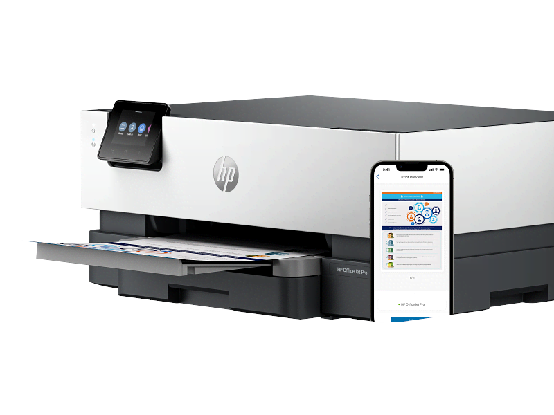 HP Officejet Pro 9110b - Color Inkjet - A4 Duplex - LAN & Wi-Fi Multifunktion - Farve - Blæk Printer 5A0S3B#629