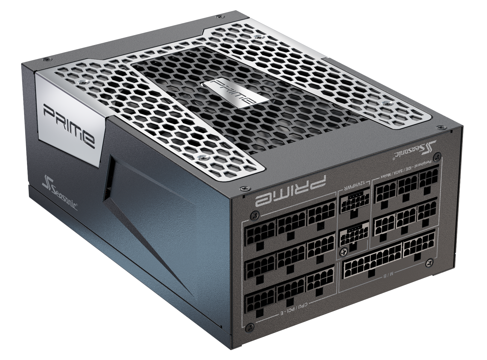 Seasonic Prime TX 1600 Strømforsyning - 1600 Watt - 135 mm - ATX 3.1 - 80 Plus Titanium certified Strømforsyning Sort PRIME TX-1600-ATX30