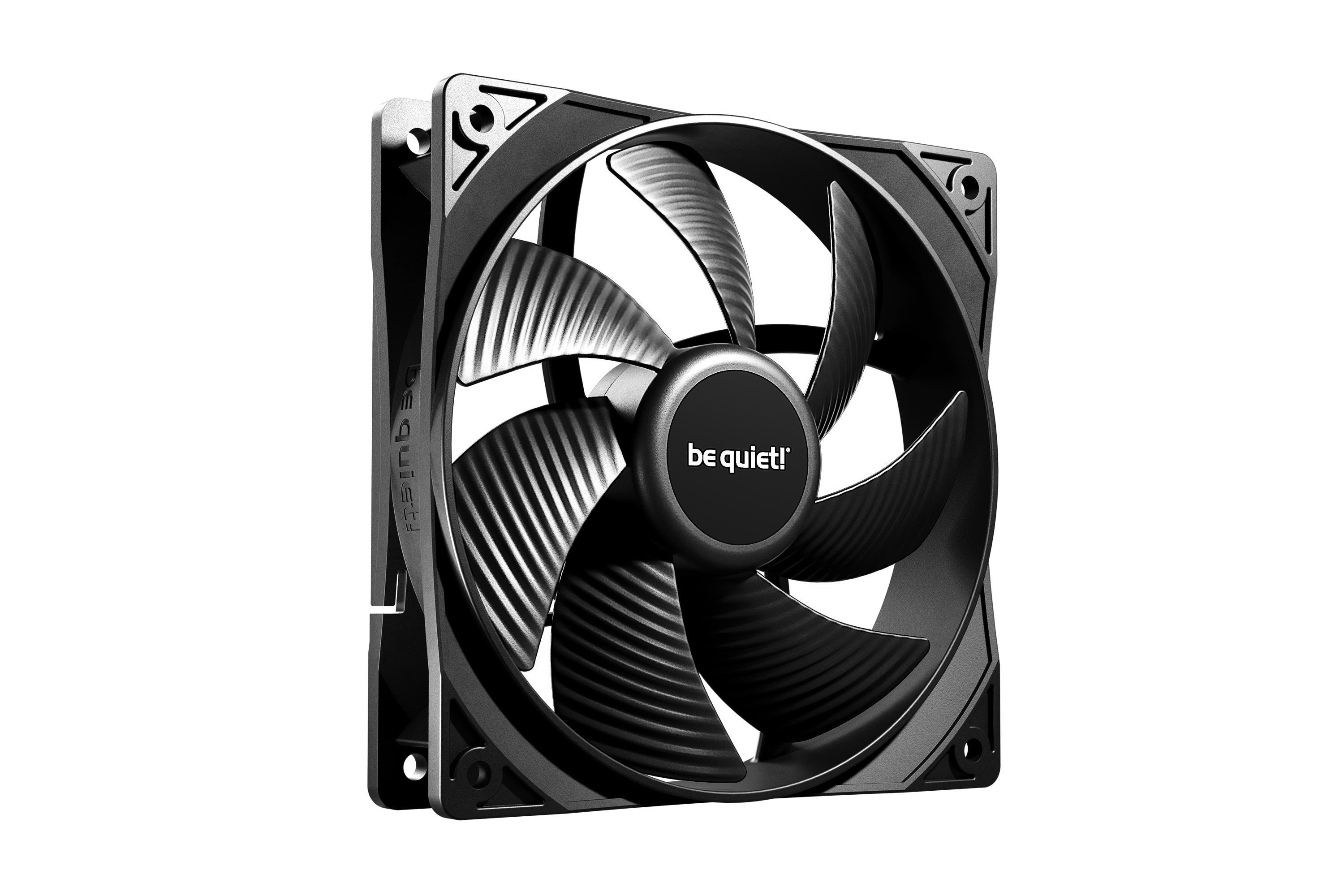 be quiet! Pure Wings 3 120mm PWM - Kabinet køler - 120mm - Sort - 26 dBA
