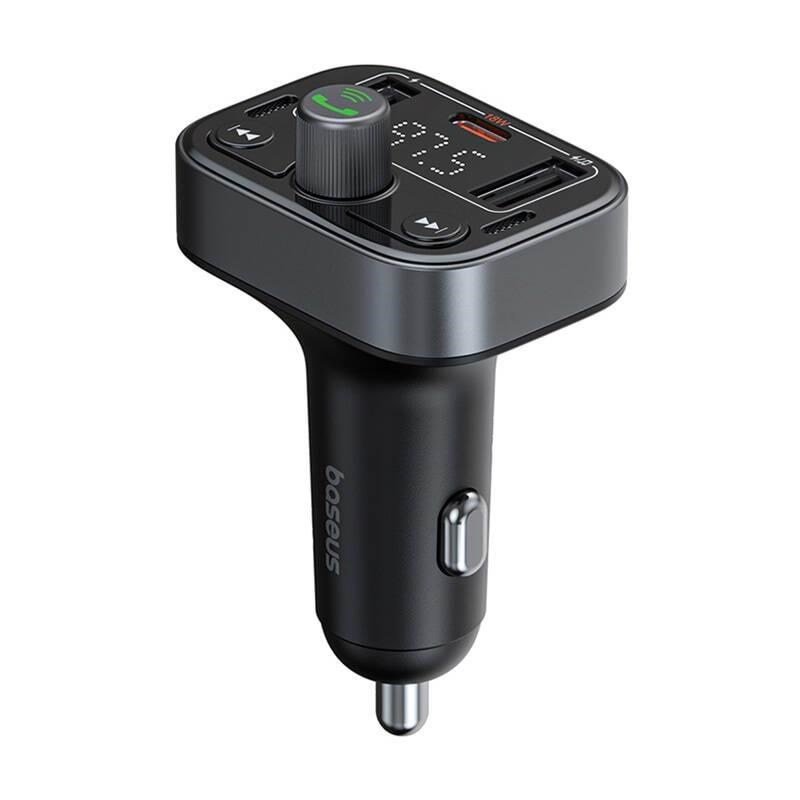Baseus FM Transmitter S-09 Pro Bluetooth (black) Mobil Tilbehør C10762200113-00