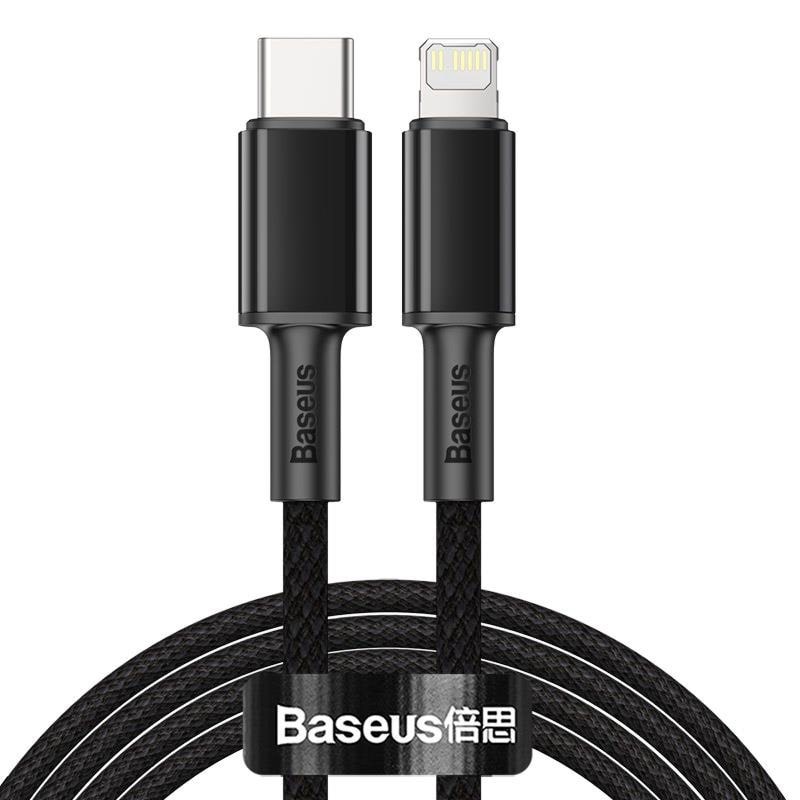 Baseus High Density Braided Cable Type-C to Lightning PD 20W 2m (Black)