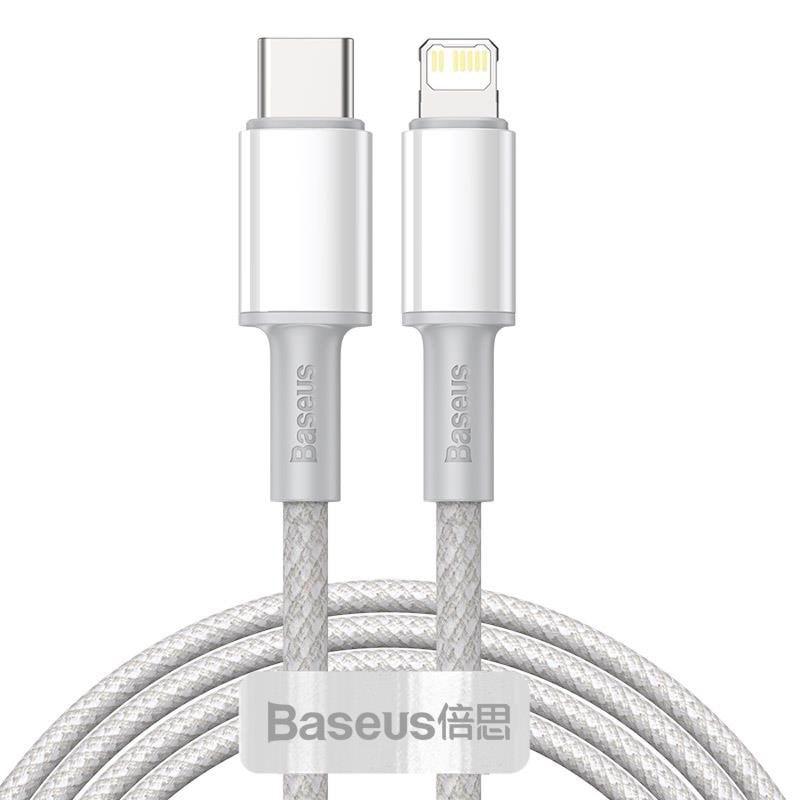 Baseus CATLGD-A02 lightning cable Usb Kabel Hvid