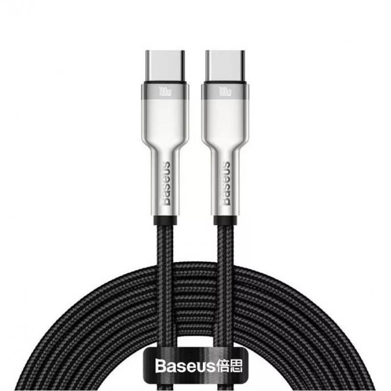 Baseus USB-C to USB-C Cafule 100W 2m (black) Usb Kabel Sort CATJK-D01