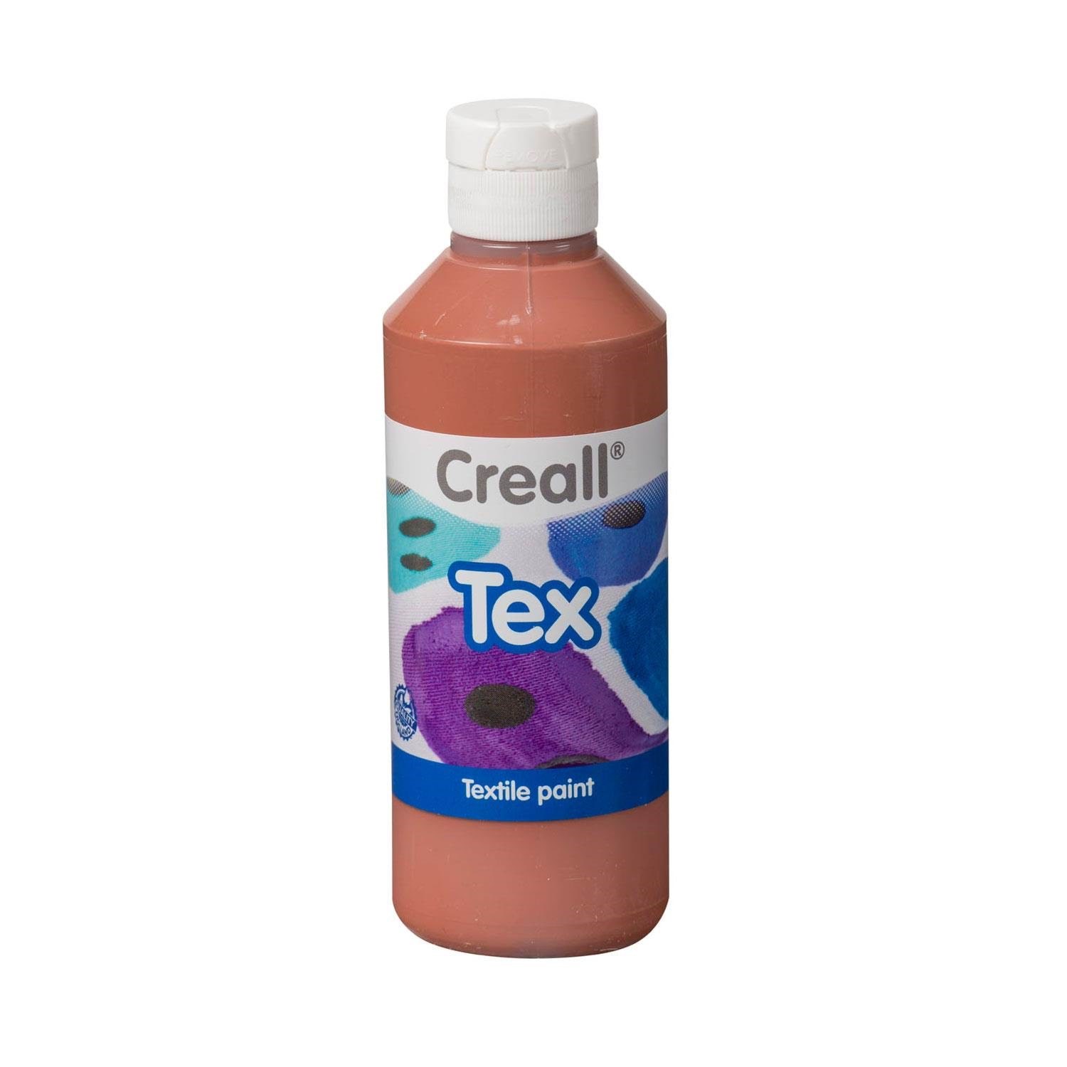 Creall Fabric Paint Brown 250ml Kreativt Legetøj 24032