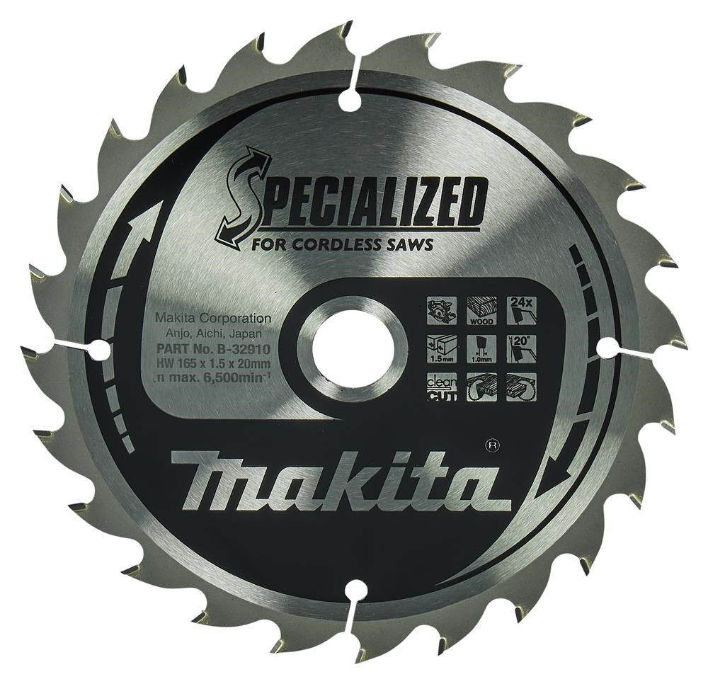 Makita Circular saw blade special T.C.T. 165 x 20 mm 24 T (B-32910) Rundsav