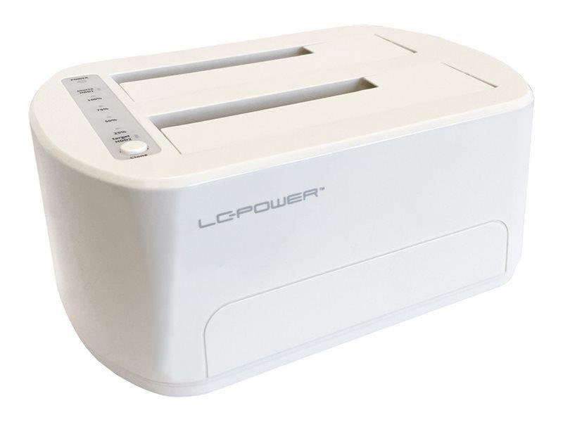 LC Power LC-DOCK-U3-VI - HDD / SSD docking station - SATA - USB 3.2 (Gen 2x1) Harddisk Tilbehør