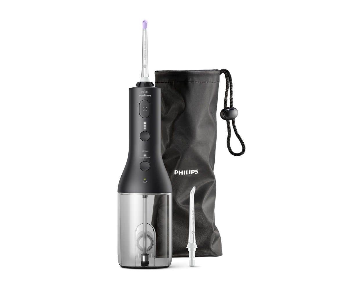 Philips Mundskylning Sonicare Power Flosser 3000 - HX3826/33 - Black El Tandbørste Sort