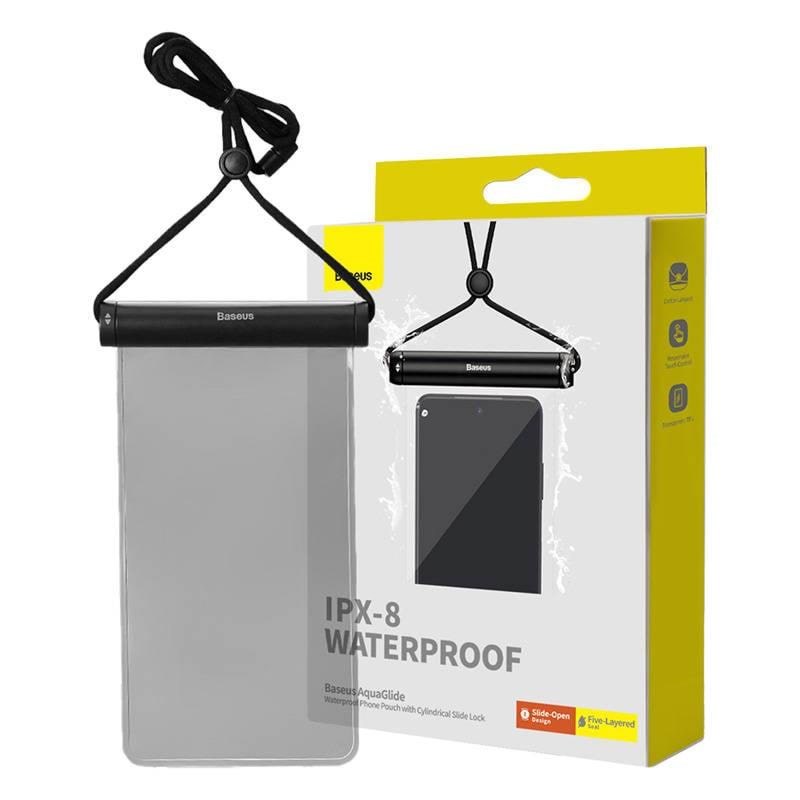 Baseus Waterproof phone case AquaGlide with Cylindrical Slide Lock (black) Mobilcover P60263701113-00