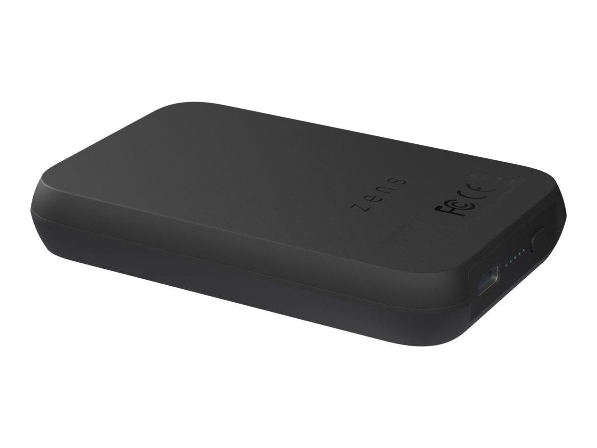 ZENS Magnet 4000 mAh Wireless Powerbank - 4000 mAh Powerbank Sort ZEPP01M/00