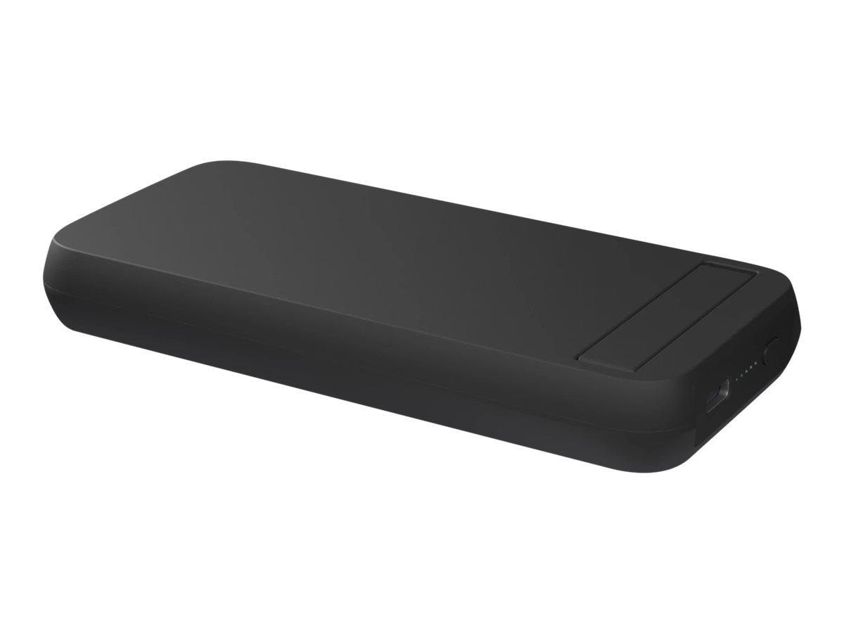 ZENS Magnet 10000 mAh Wireless Powerbank with Kickstand - 10000 mAh Powerbank Sort ZEPP04M/00