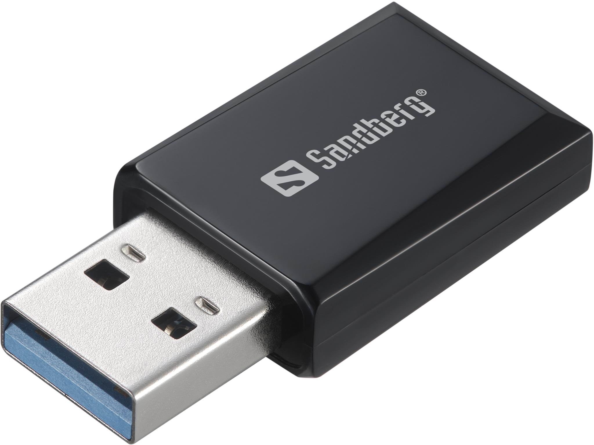 Sandberg Mini Wifi Dongle 1300 Mbit/s Netværksadapter 134-41