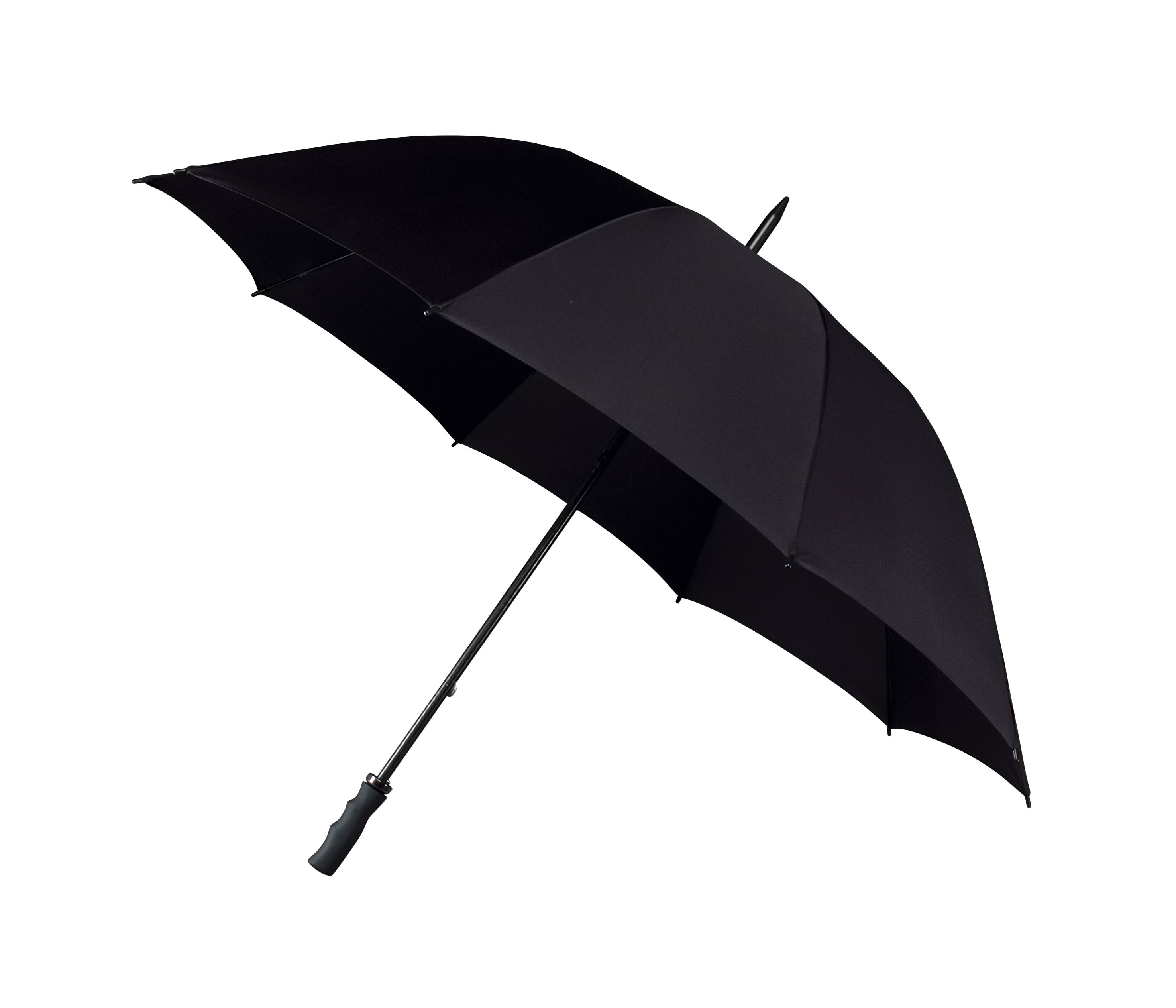 Falcone Golf Umbrella Extra Strong - 130 cm - Black Rejseudstyr GP-52-8120