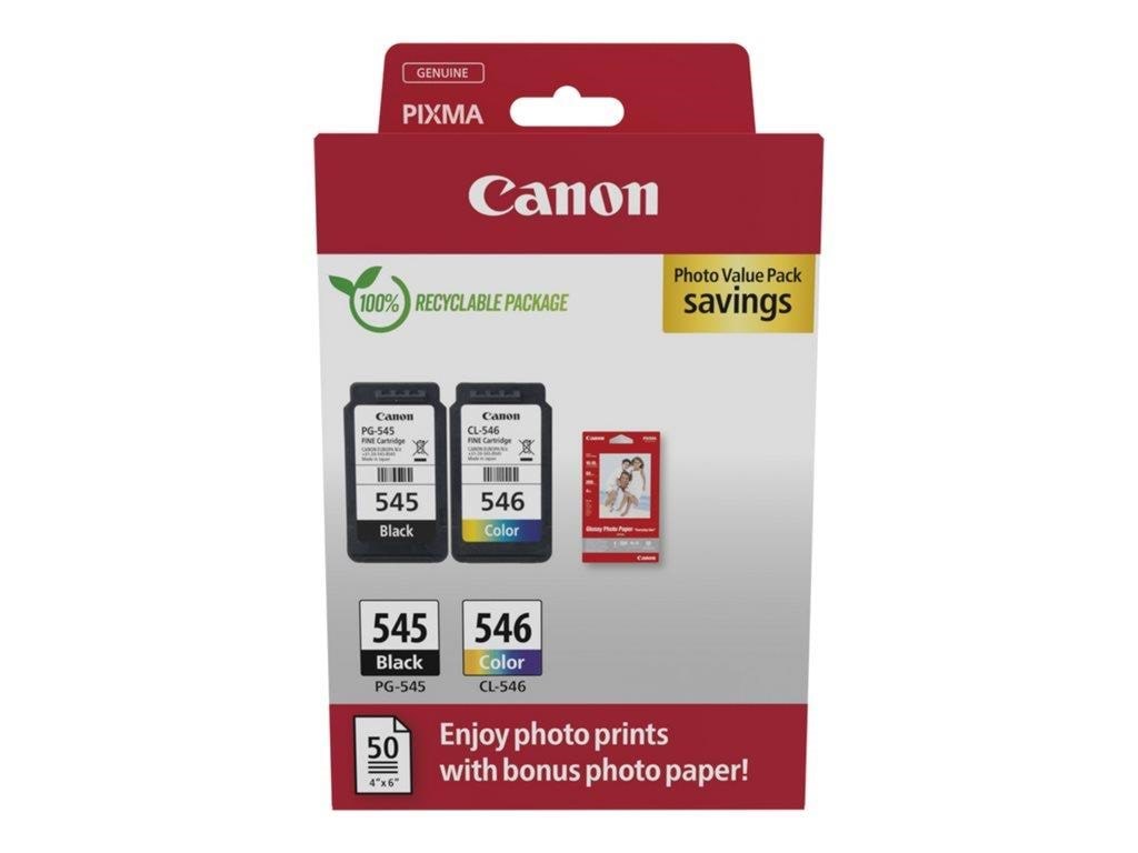 Canon PG-545/CL-546 / 8287B008 Multi Pack Fotopapir