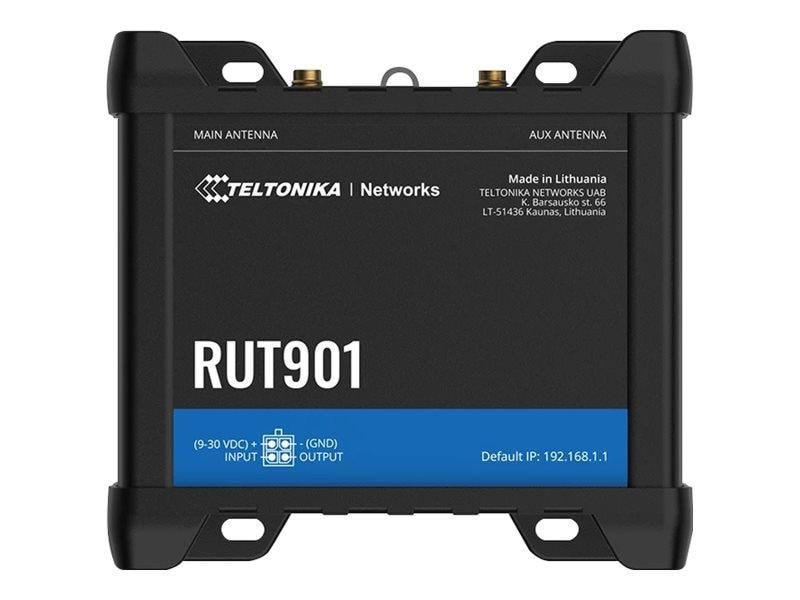 Teltonika RUT901 Industrial Cellular Router (RUT901000000 / Standard package with EU PSU) - Wireless router LTE