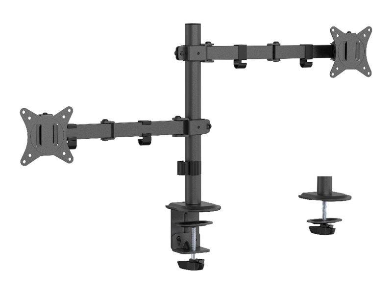 Gembird Monitor Arm Pole - Adjustable desk arm 2-displays 17"-32" Skærmholder MA-D2-03