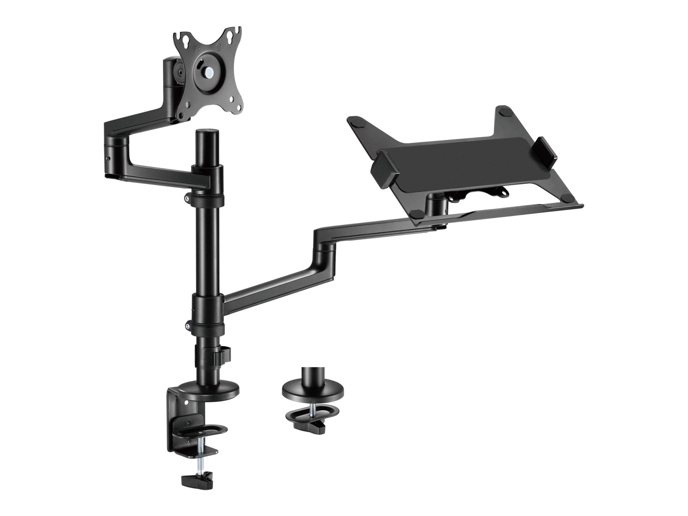 Gembird Monitor Arm & Notebook Tray - 1 x monitor 17"-32" & 1 x notebook 17.3" Skærmholder MA-DA-04
